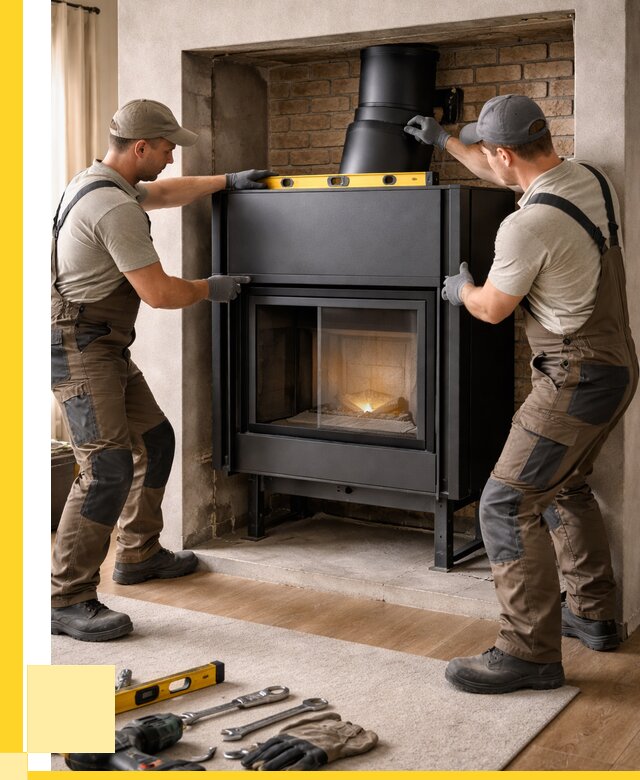 Установка каминных топок в Борзе под ключ от 18542 р. | ЭриданБря