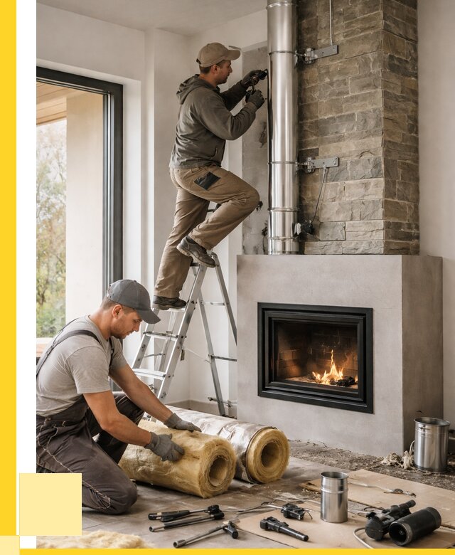 Монтаж дымоходов для каминов в Борзе от 15452 р. ЭриданБря