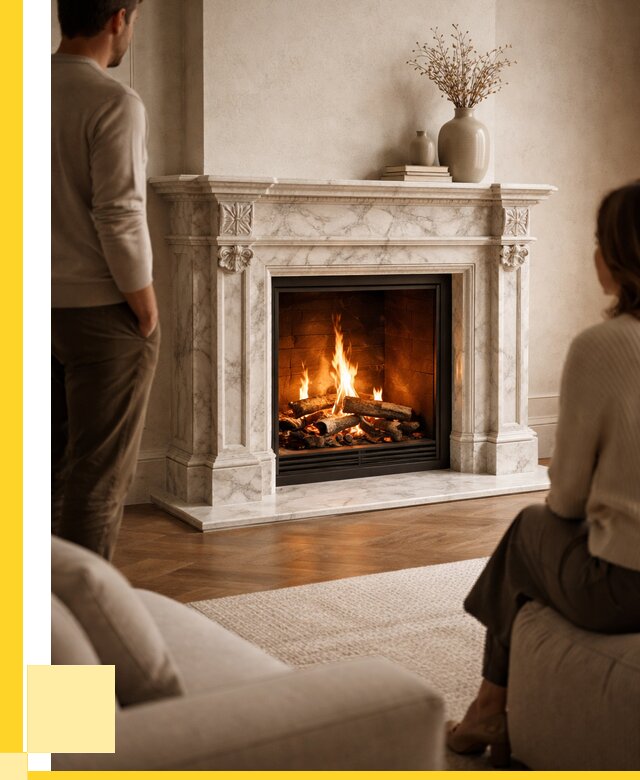 Мраморные камины под ключ в Борзе от 257525 р. | ЭриданБря