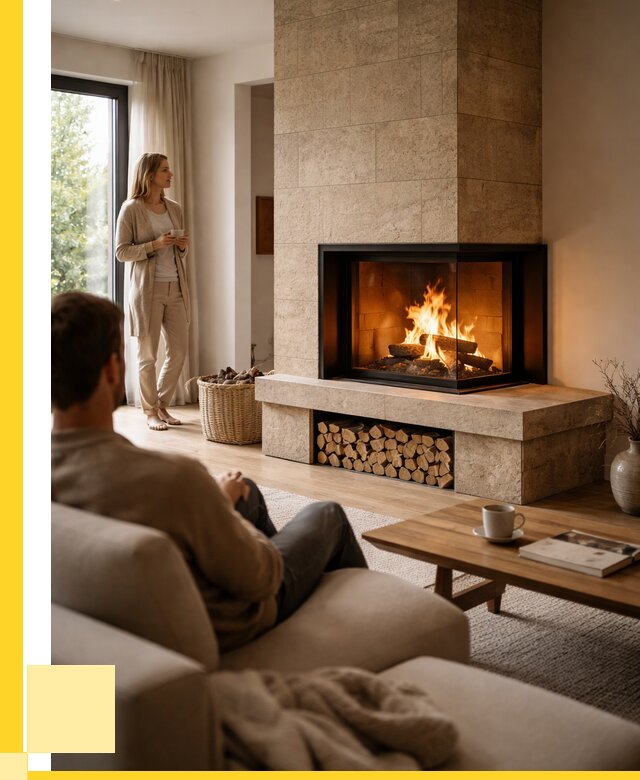 Угловые камины из кирпича установка в Борзе от 154515 р. ЭриданБря