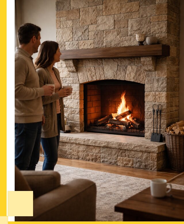 Каменные камины на заказ в Борзе от 185418 р. | ЭриданБря