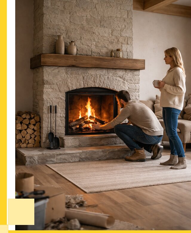 Камины для загородного дома в Борзе от 360535 р., ЭриданБря