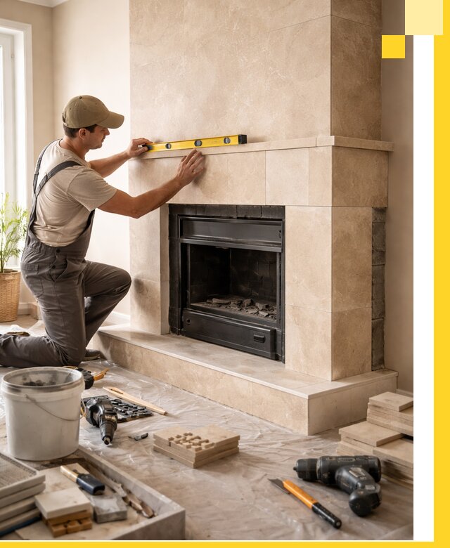 Установка и монтаж каминов в частном доме под ключ в Борзе