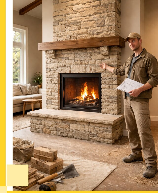 Камины под ключ в Борзе от 185418 р. | ЭриданБря — установка