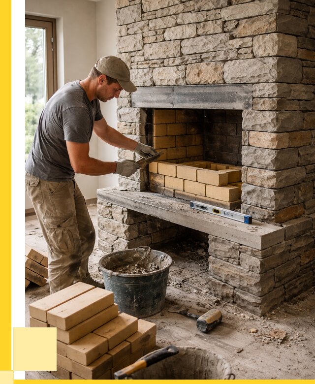 Кладка каминов и камина в Борзе от 25753 р. ЭриданБря