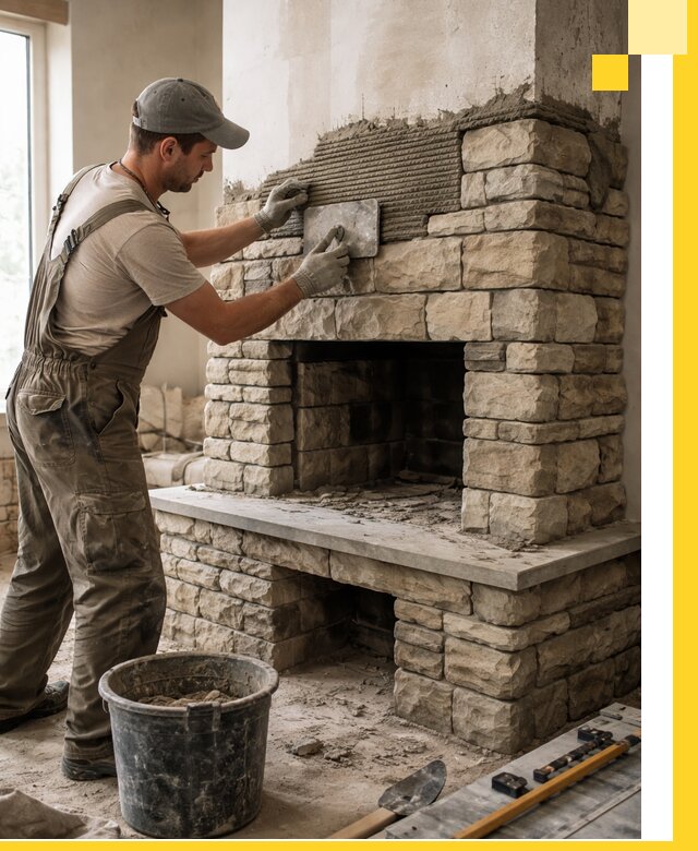 Строительство каминов под ключ в Борзе от проектирования до монтажа