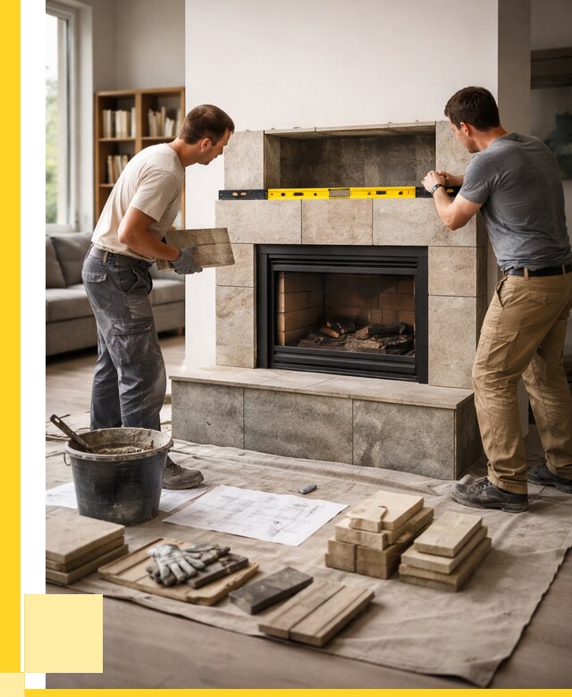 Монтаж каминов и установка в Борзе от 46355 р. | ЭриданБря