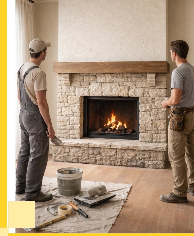 Отделка каминов в Борзе от 6696 р. под ключ | ЭриданБря