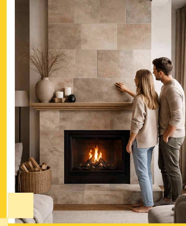 Облицовка каминов керамогранитом в Борзе от 4635 р. | ЭриданБря