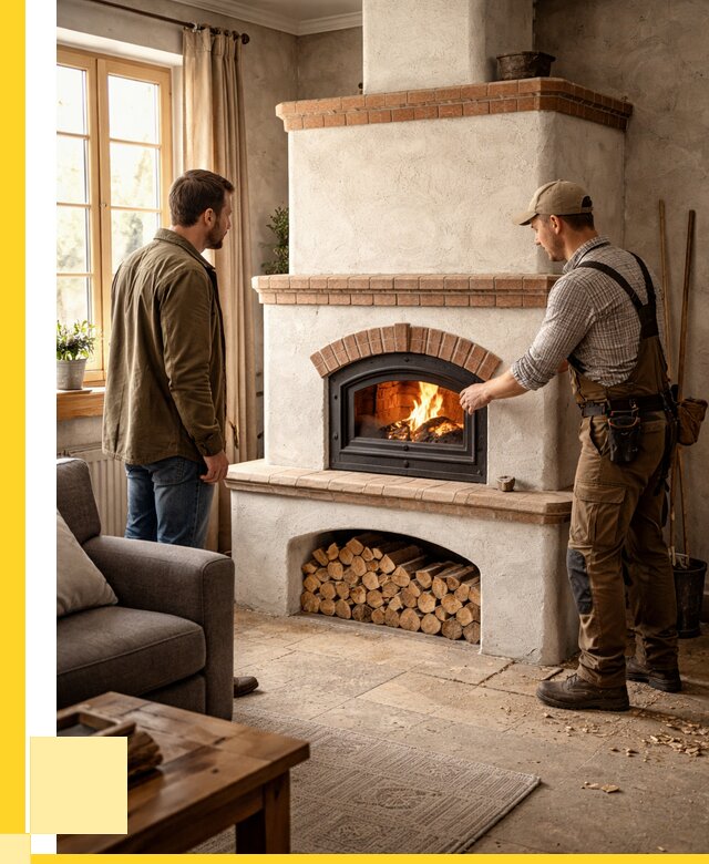 Печи камины в Борзе: кирпичные, изразцовые от 61806 р. | ЭриданБря