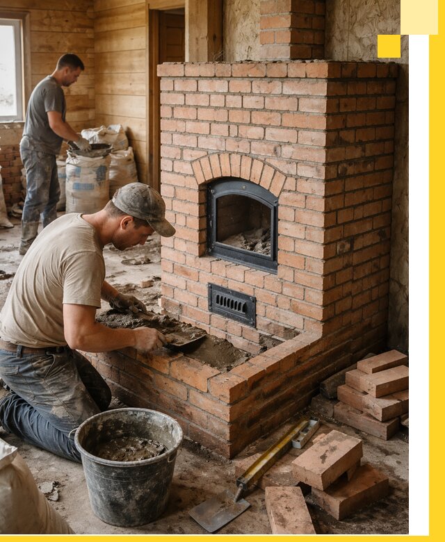 Профессиональное строительство печей в Борзе под ключ