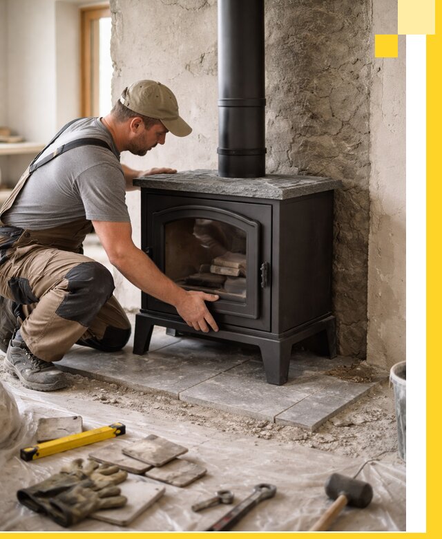 Профессиональный монтаж печей и каминов в Борзе под ключ