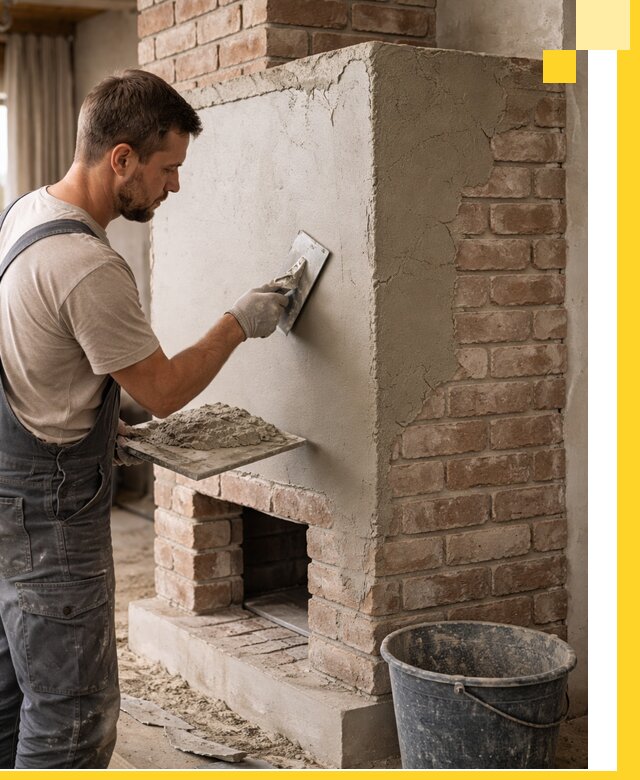 Отделка печей и облицовка каминов в Борзе под ключ