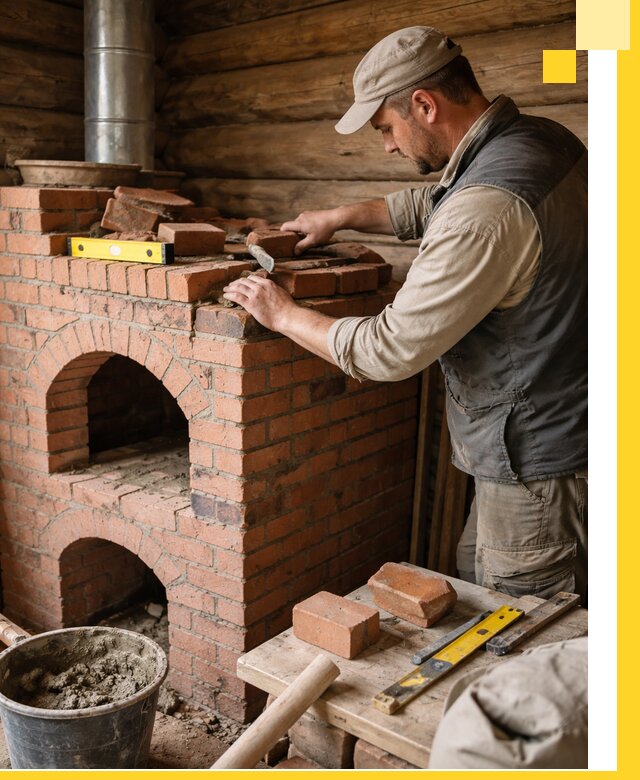 Изготовление и установка русских печей в Борзе под ключ