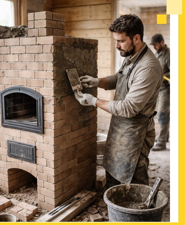 Изготовление и установка печей-шведок под ключ в Борзе