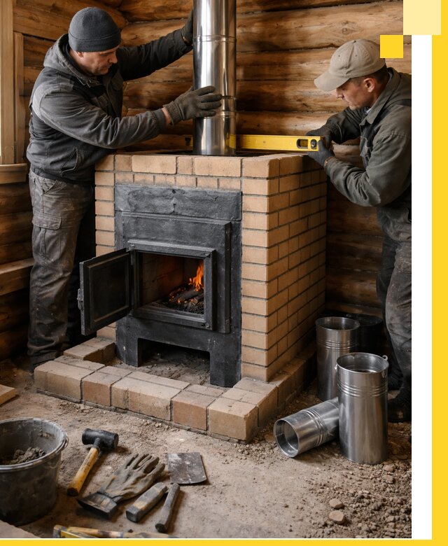 Проектирование, изготовление и установка банных печей в Борзе