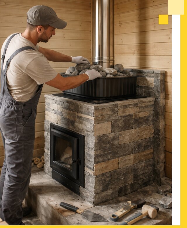 Печи для парной в Борзе, производство, монтаж и обслуживание