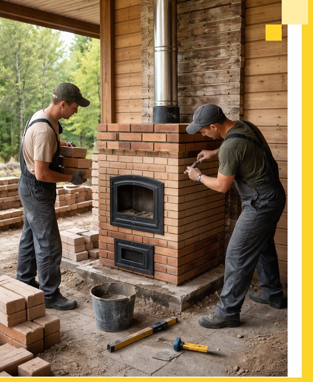 Производство и установка дачных печей под ключ в Борзе