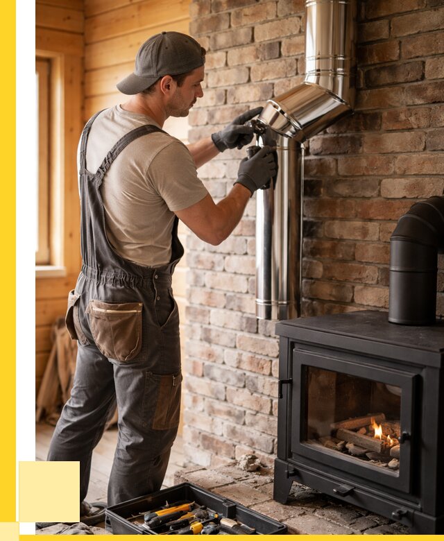 Монтаж дымоходов для печей в Борзе от 7726 р. | ЭриданБря