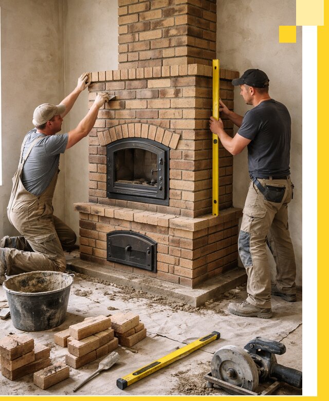 Продажа и установка печей и каминов для дома под ключ в Борзе