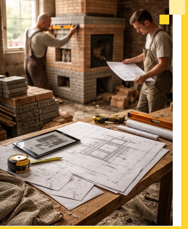 Проекты печей и каминов с индивидуальным дизайном в Борзе