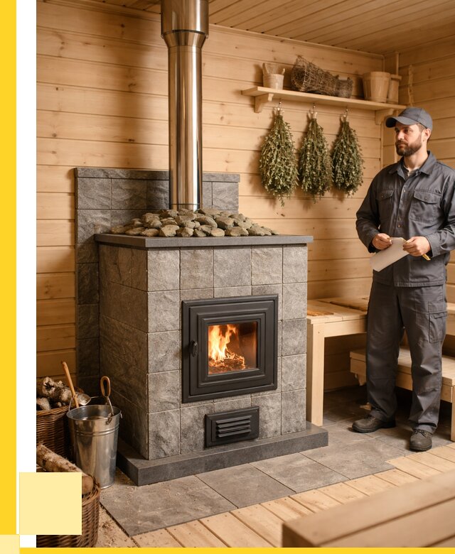 Печи для бани под ключ в Борзе от 123612 р. | ЭриданБря