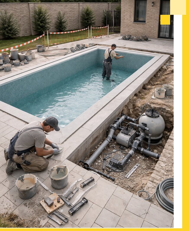 Строительство бассейнов под ключ в Борзе: проекты и монтаж