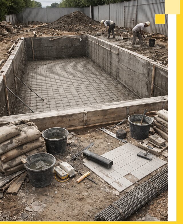 Строительство бассейнов под ключ в Борзе, дизайн и монтаж