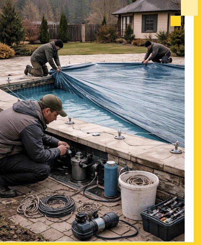 Консервация бассейнов в Борзе: подготовка к длительному хранению