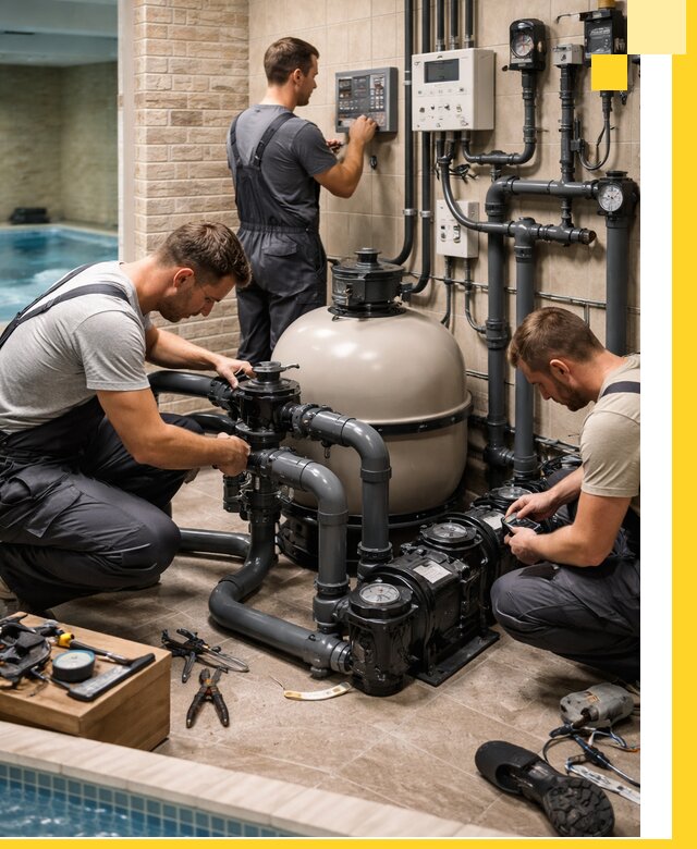 Комплексное оборудование для бассейнов под ключ в Борзе