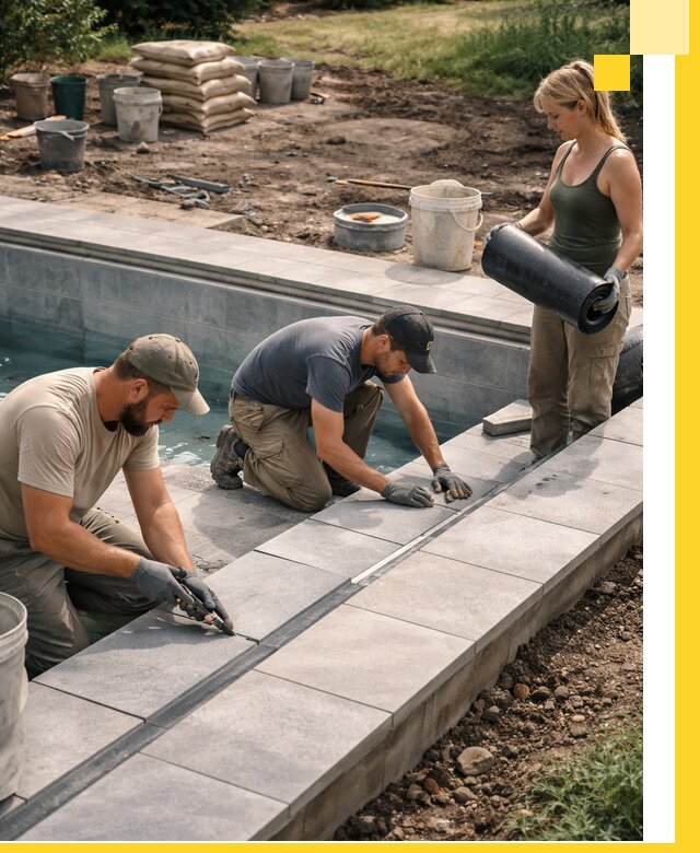 Строительство и монтаж уличных бассейнов под ключ в Борзе