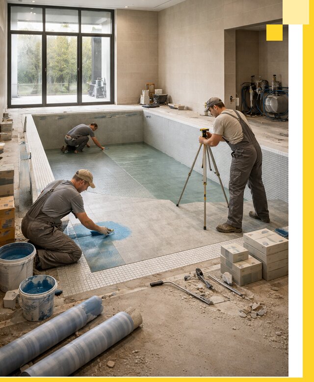 Проект и строительство закрытых бассейнов в Борзе под ключ