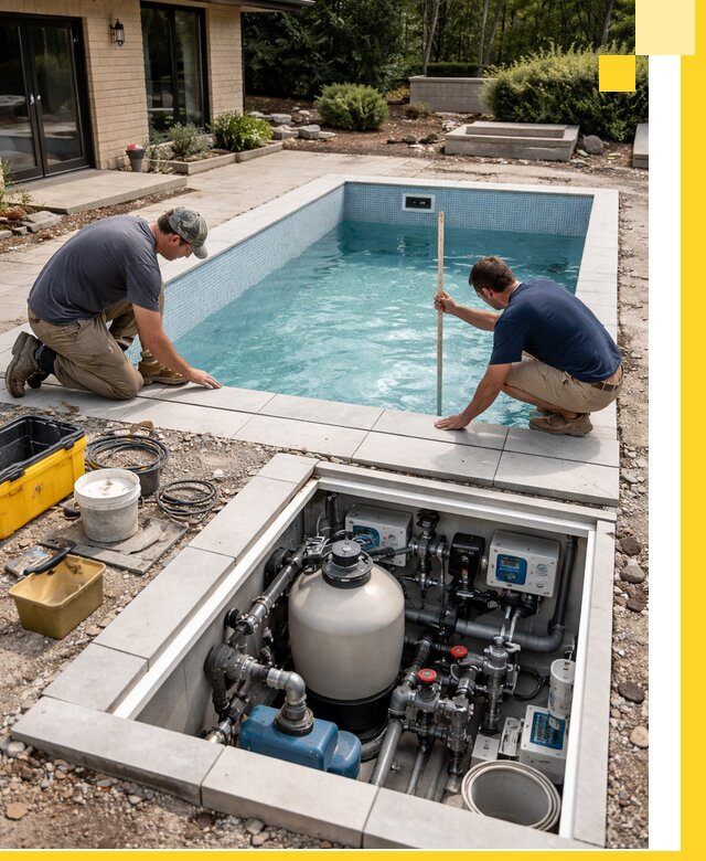 Строительство качественных домашних бассейнов под ключ в Борзе