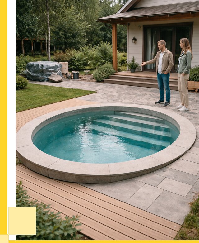 Бассейн на даче под ключ в Борзе от 206020 р., ЭриданБря