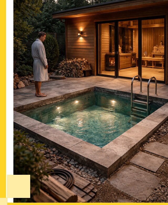 Бани с бассейном под ключ в Борзе от 97860 р. | ЭриданБря