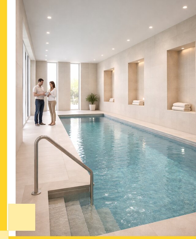 Бассейны в помещении под ключ в Борзе от 1545150 р. | ЭриданБря