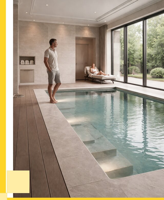 Бассейны в коттедже под ключ в Борзе от 1236120 р. | ЭриданБря