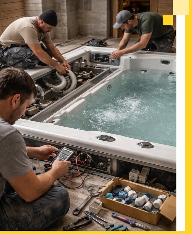 Гидромассажные бассейны под ключ в Борзе, дизайн и монтаж