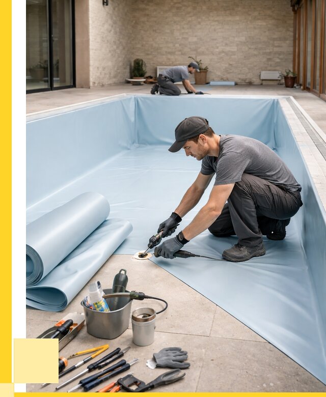 Пленка ПВХ для бассейнов в Борзе от 2575 р. | ЭриданБря