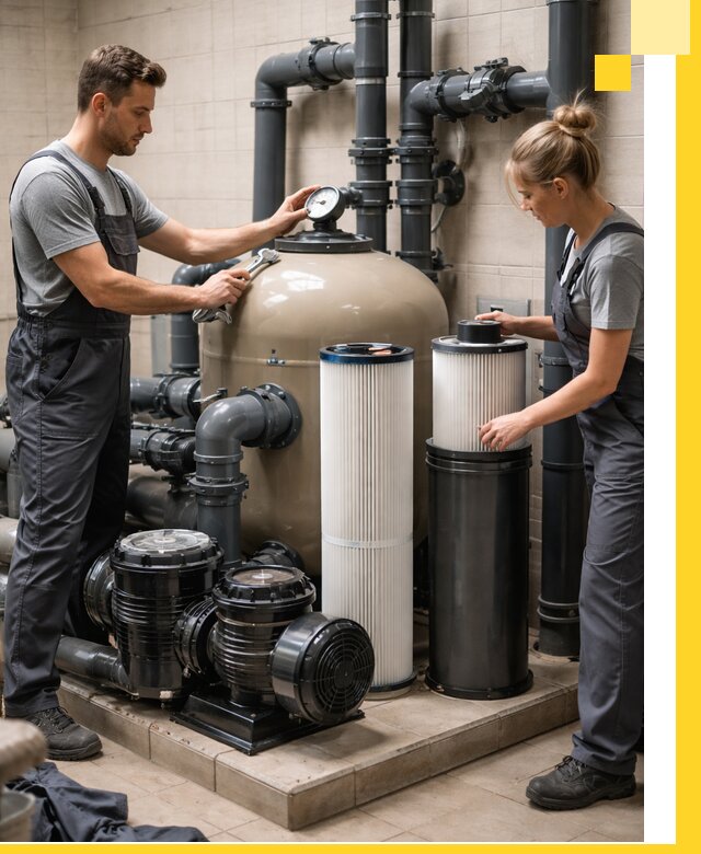 Фильтры и системы фильтрации для бассейнов в Борзе