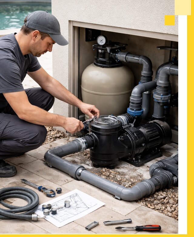 Поставка, монтаж и сервис насосов для бассейнов в Борзе