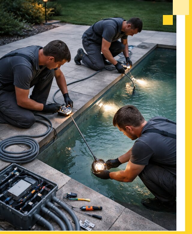 Профессиональное освещение бассейнов в Борзе: дизайн и монтаж