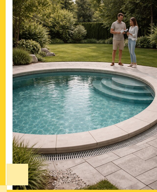 Круглые каркасные бассейны купить в Борзе от 257525 р. | ЭриданБря