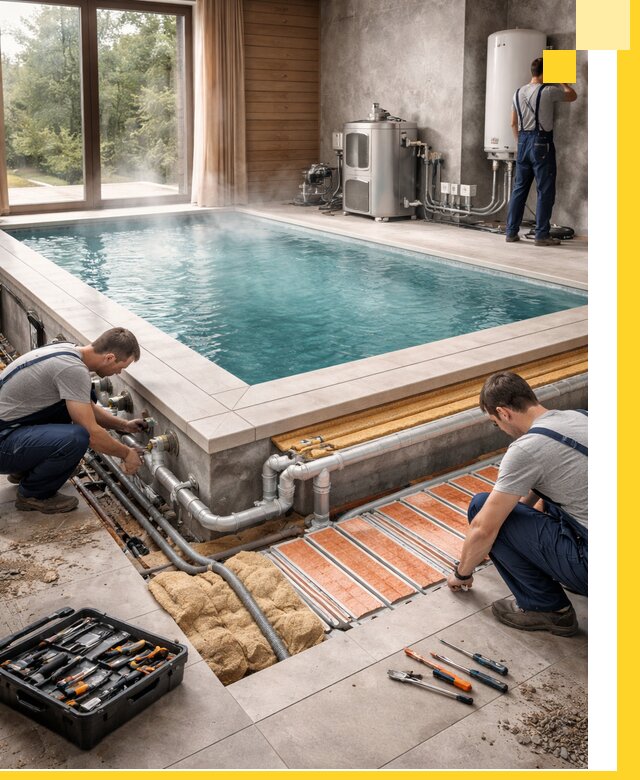 Проектирование и строительство тёплых бассейнов в Борзе