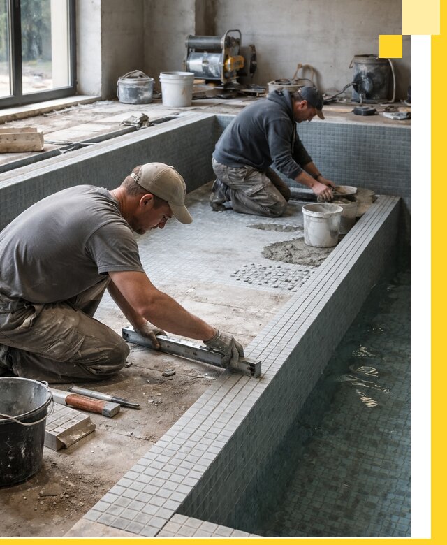 Строительство бассейна в частном доме в Борзе под ключ