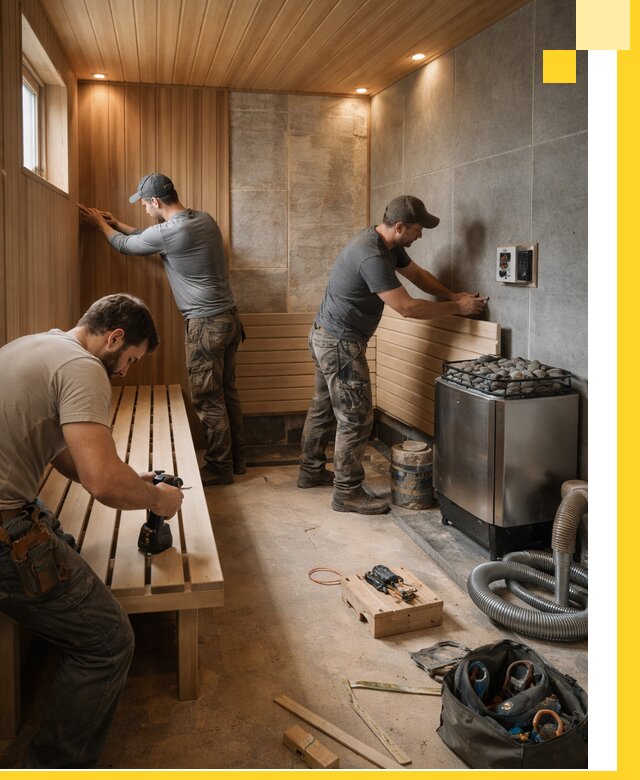 Сауны под ключ в Борзе, проектирование, строительство, отделка