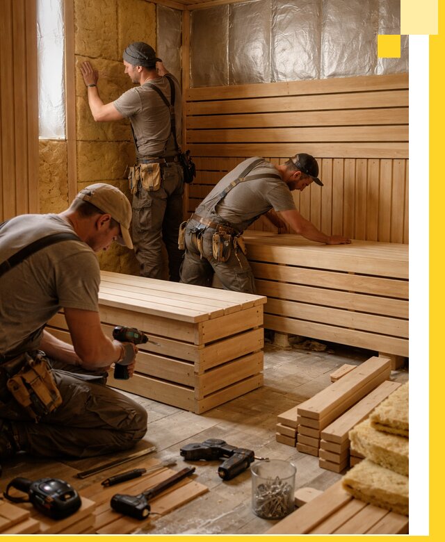 Профессиональное строительство саун под ключ в Борзе