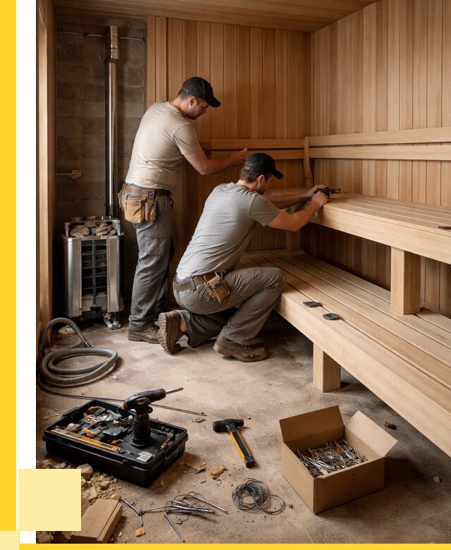 Монтаж саун под ключ в Борзе от 123612 р. | ЭриданБря