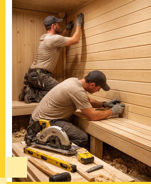 Обшивка саун вагонкой в Борзе от 2575 р. | ЭриданБря