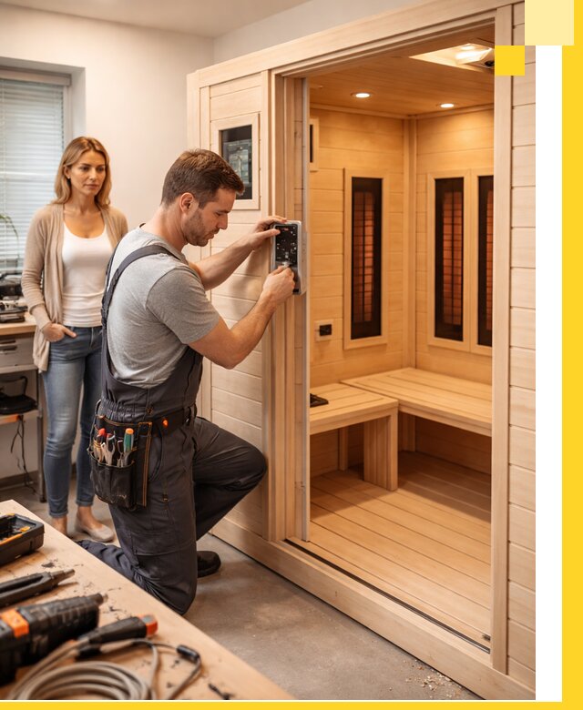 Инфракрасные сауны под ключ в Борзе продажа и установка